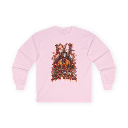 F.Y.I. I Ball Halloween Unisex Adult Cotton Long Sleeve Tee Printify