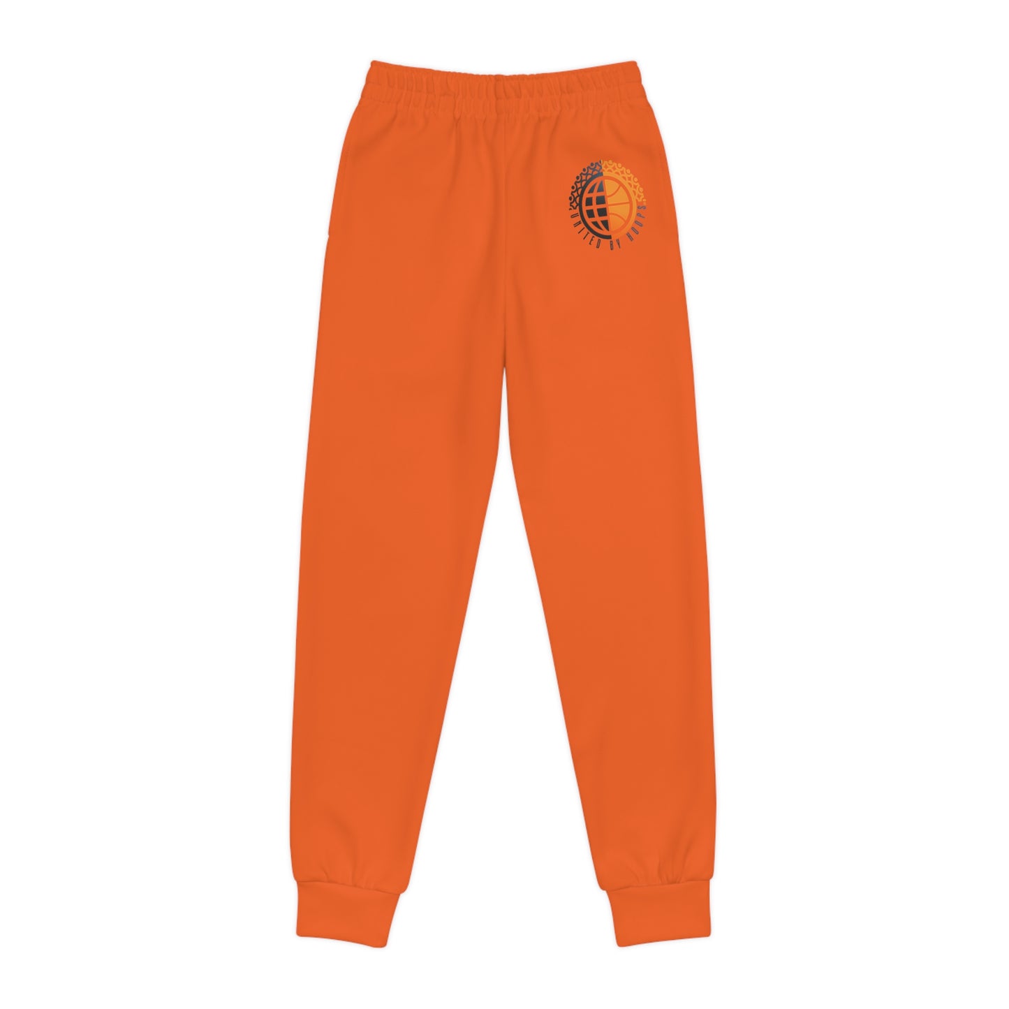 United By Hoops Orange Youth Joggers