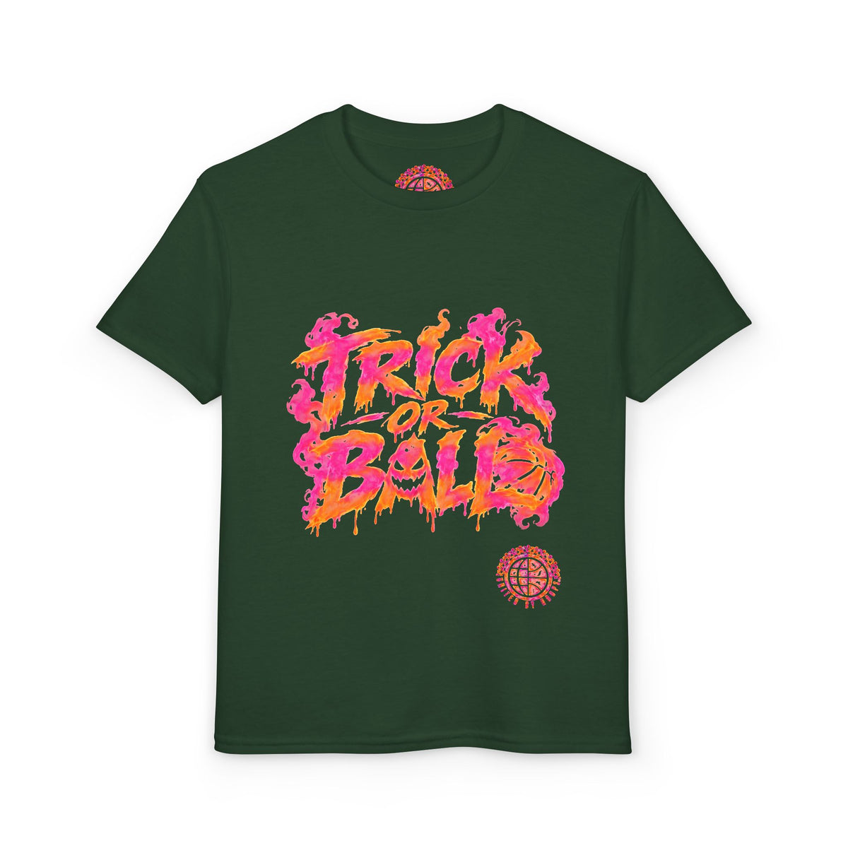 Trick or Ball Halloween Youth Limited Edition T-Shirt Printify