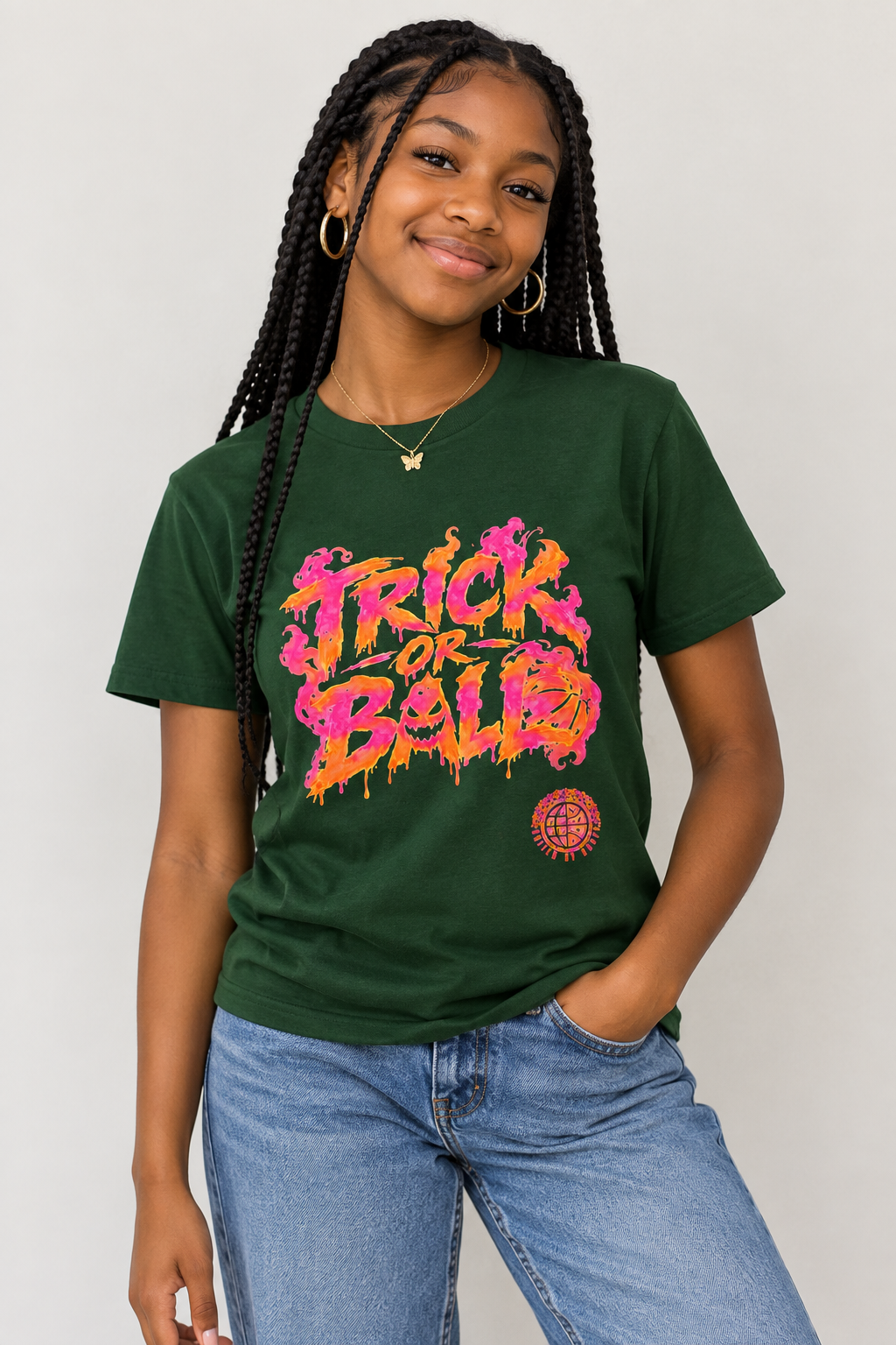 Trick or Ball Halloween Youth Limited Edition T-Shirt Printify