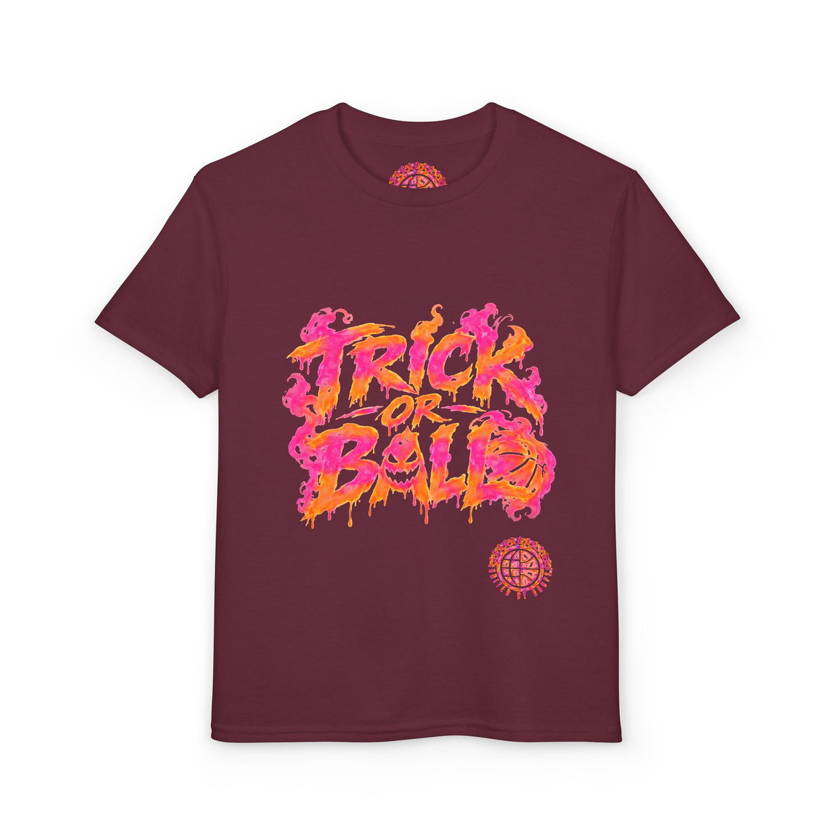 Trick or Ball Halloween Youth Limited Edition T-Shirt Printify