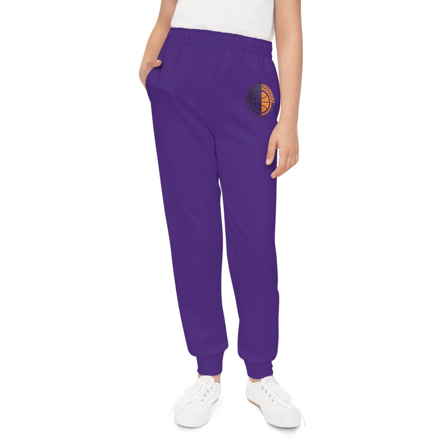 United By Hoops Purple Youth Joggers