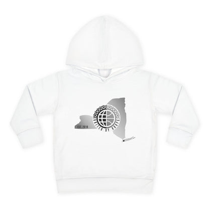 NYC United By Hoops Vintage Grey Toddler Hoodie Printify