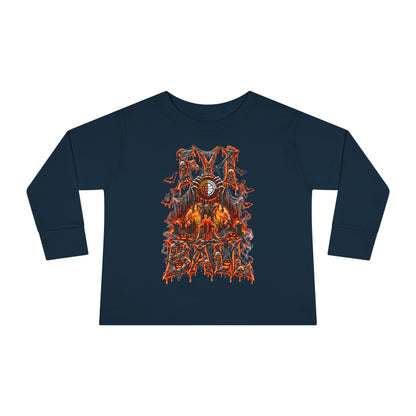 F.Y.I. I Ball Halloween Toddler Long Sleeve Tee Printify
