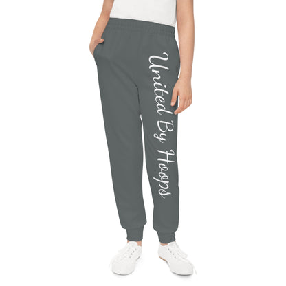 Scripted Grey 'n' White Youth Joggers