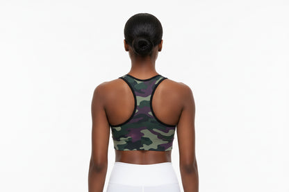 UBH Sports Bra Purp Camo