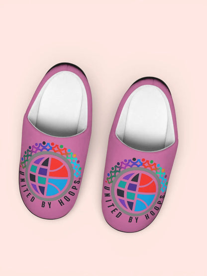 Nueve Pink Indoor Slippers Printify