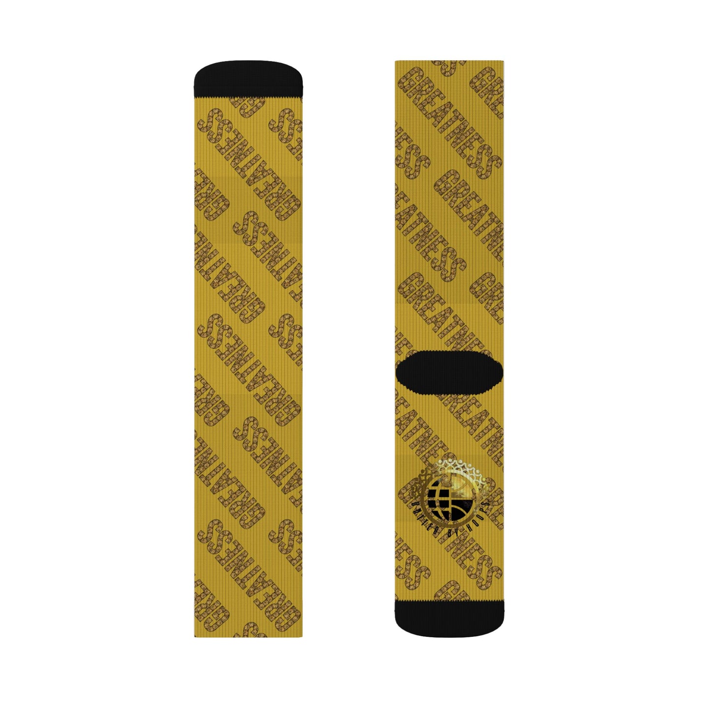 Greatness in Gold Unisex Socks
