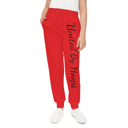 Scripted Red 'n' Black Youth Joggers