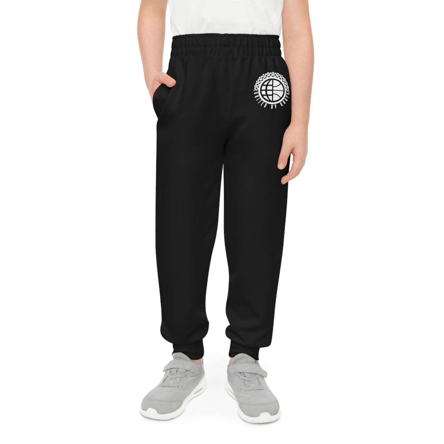 Black 'n' Grayish Youth Joggers