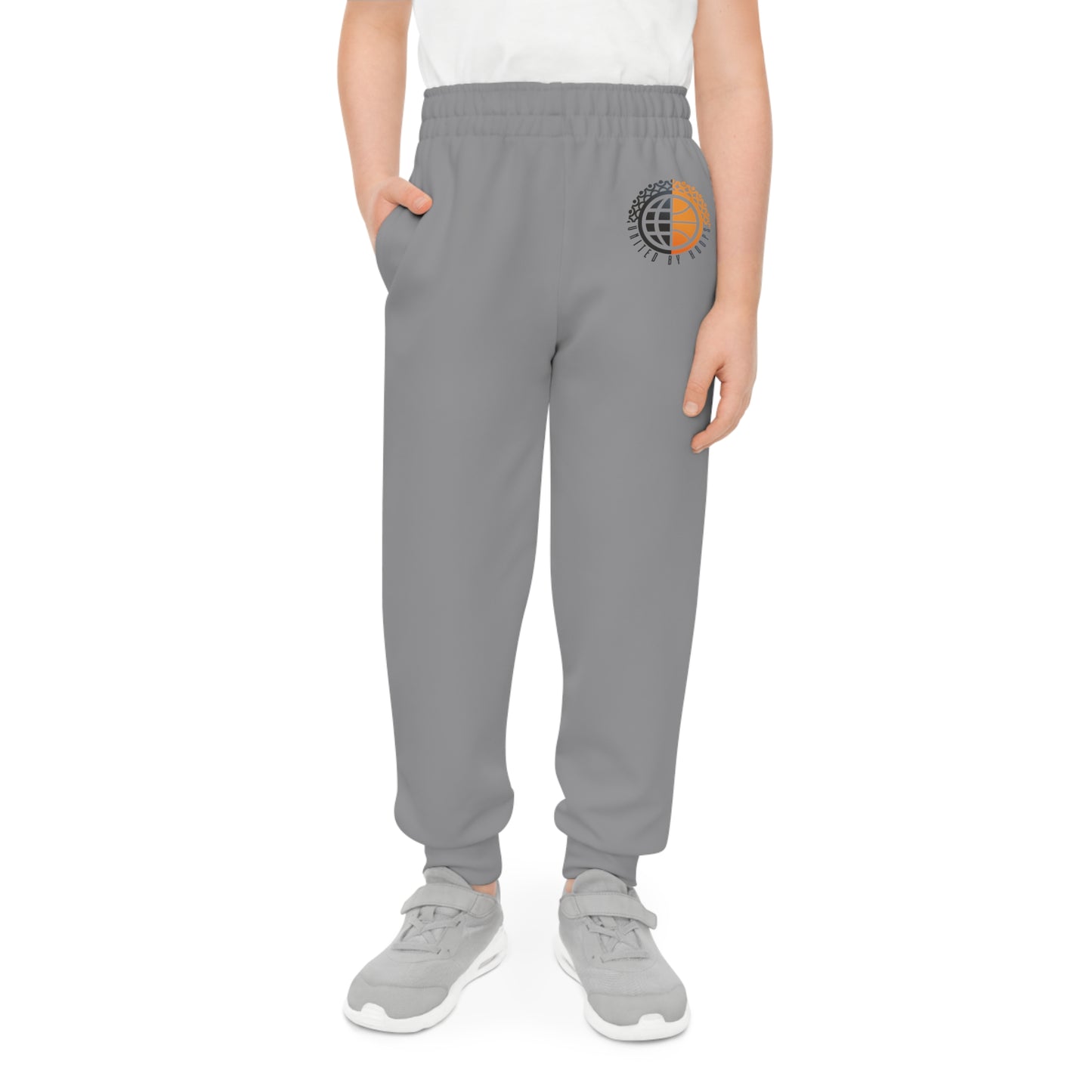 United By Hoops Grey Youth Joggers