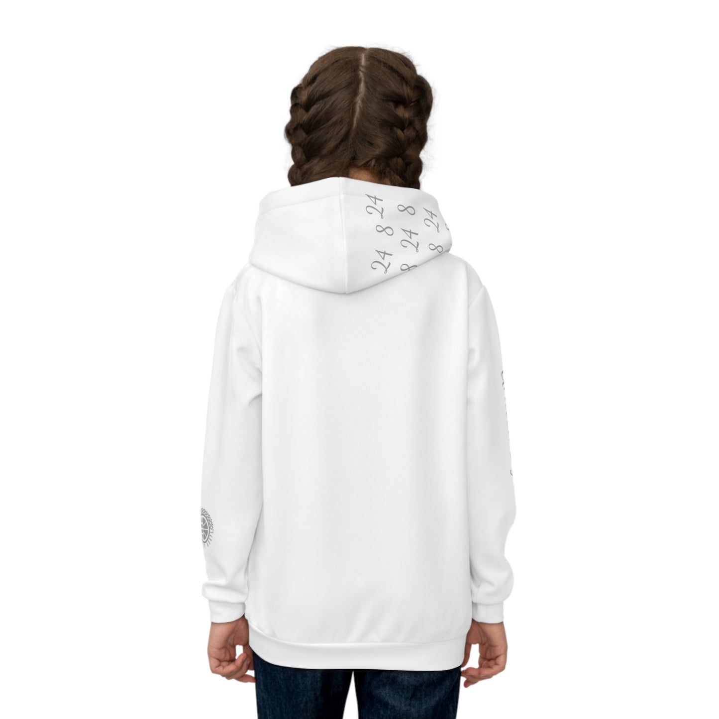 Silent Silver 24/8 Youth Hoodie