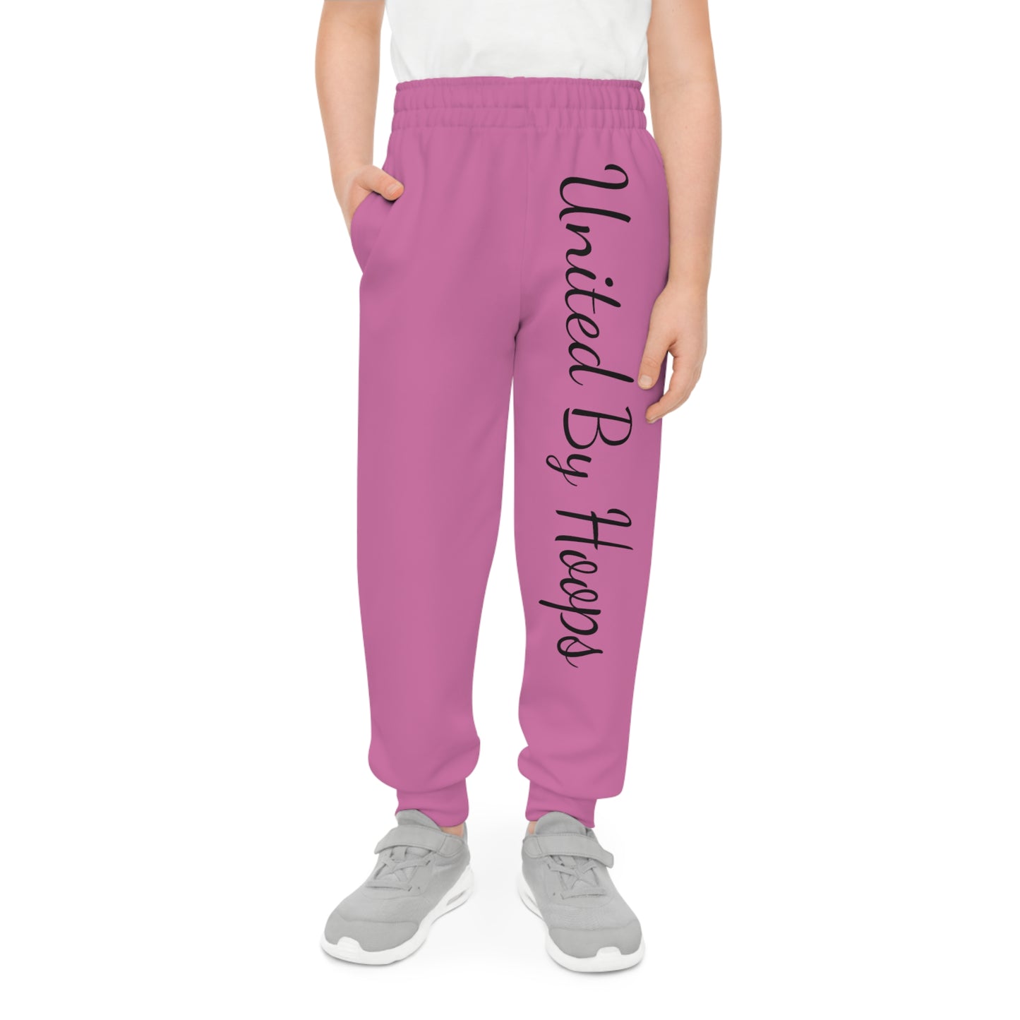 Scripted Pink 'n' Black Youth Joggers