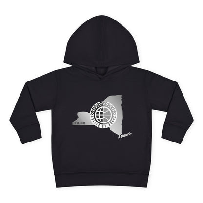 NYC United By Hoops Vintage Grey Toddler Hoodie Printify