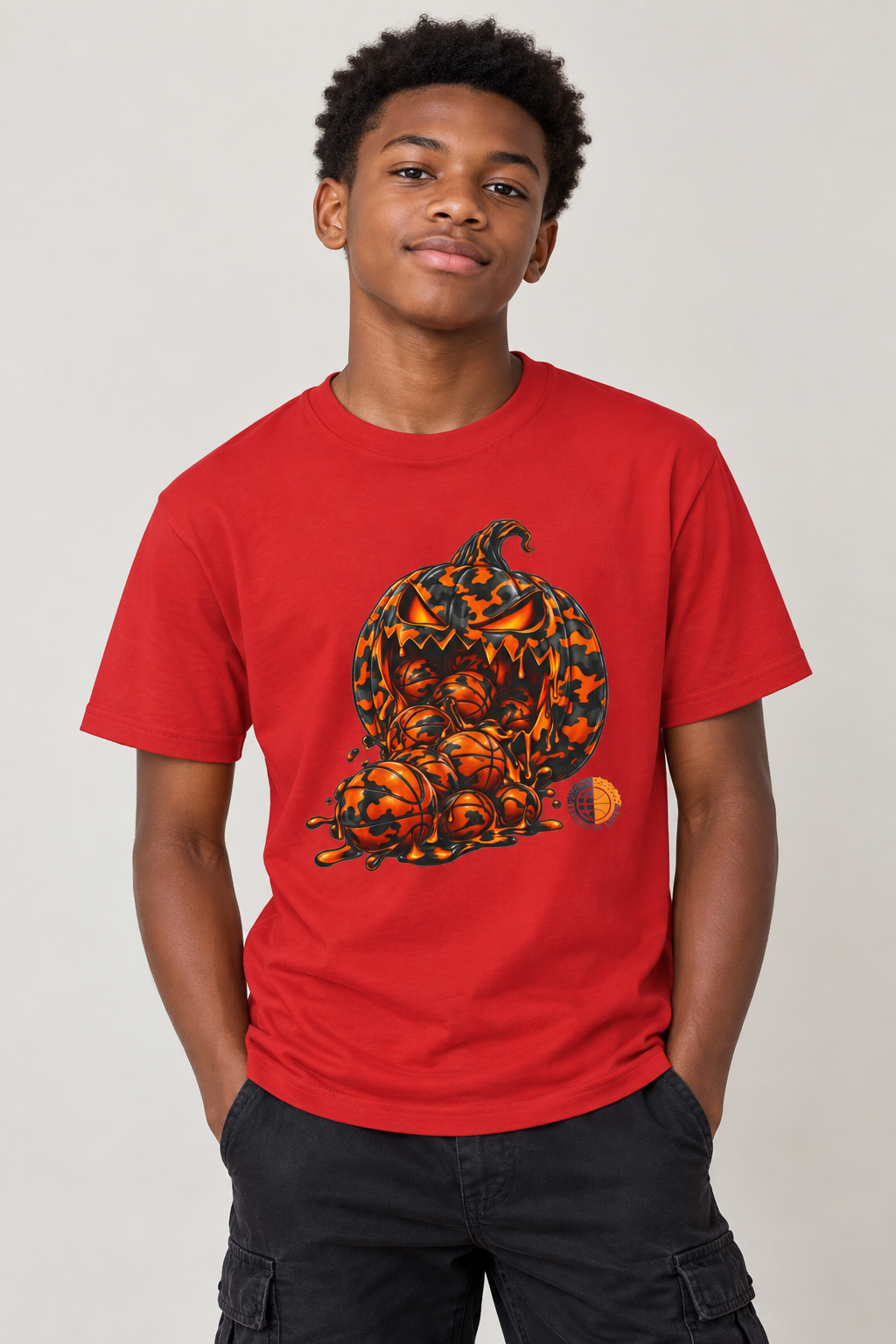 The Pumpkin Snatch Halloween Youth Limited Edition T-Shirt Printify