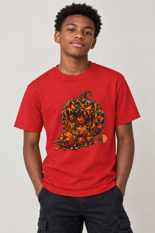 The Pumpkin Snatch Halloween Youth Limited Edition T-Shirt Printify