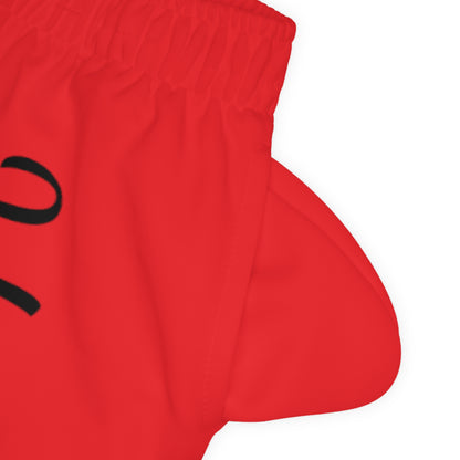 Scripted Red 'n' Black Youth Joggers