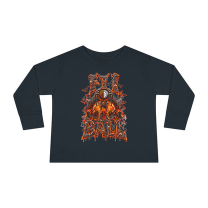 F.Y.I. I Ball Halloween Toddler Long Sleeve Tee Printify