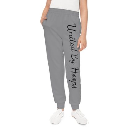 Scripted Grey 'n' Black Youth Joggers