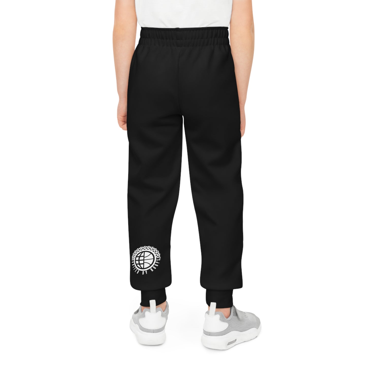 Black 'n' Grayish Youth Joggers