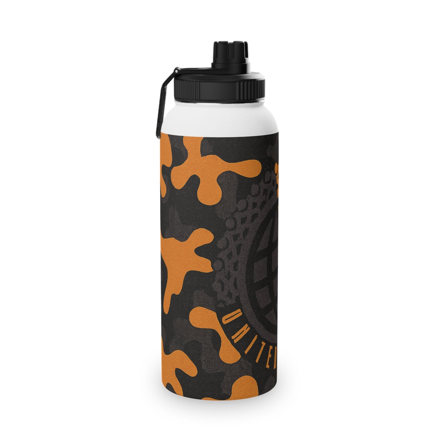 UBH Camo Stainless Steel Water Bottle Printify