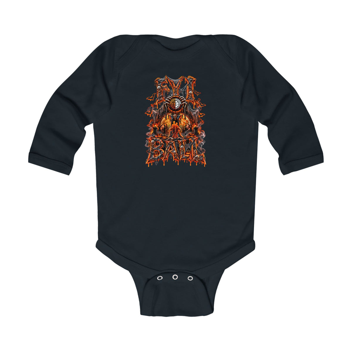 F.Y.I I Ball Halloween Infant Long Sleeve Bodysuit Printify