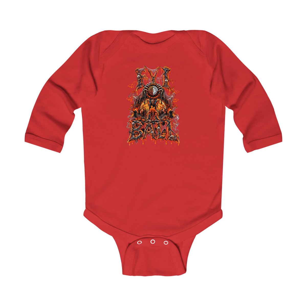 F.Y.I I Ball Halloween Infant Long Sleeve Bodysuit Printify