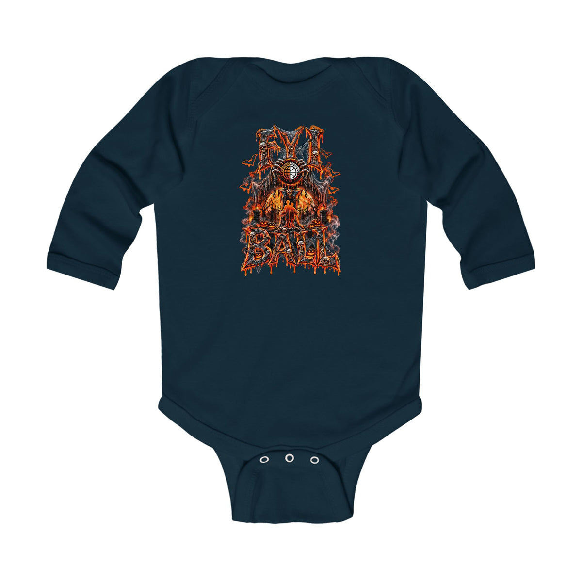 F.Y.I I Ball Halloween Infant Long Sleeve Bodysuit Printify