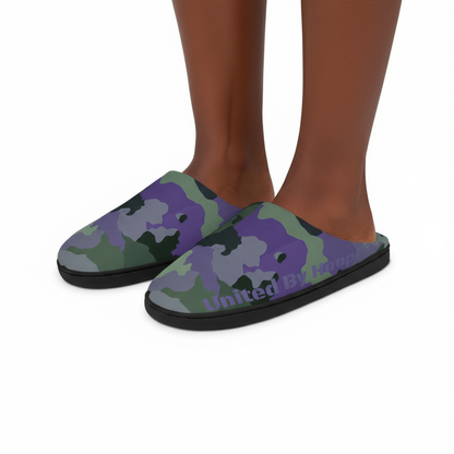 Purp Camo Indoor Slippers