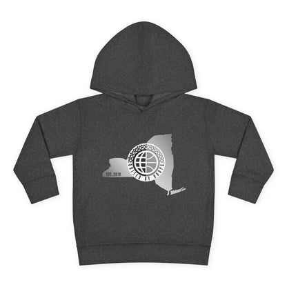 NYC United By Hoops Vintage Grey Toddler Hoodie Printify