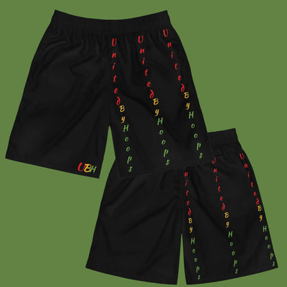 Striped Representation Basketball Shorts Printify