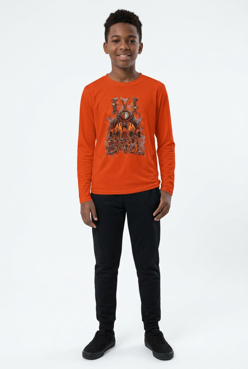 F.Y.I. I Ball Halloween Youth Long Sleeve Tee Printify