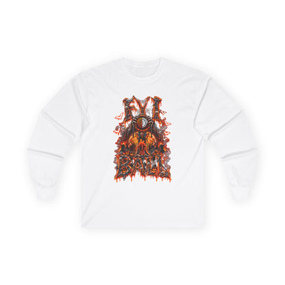 F.Y.I. I Ball Halloween Unisex Adult Cotton Long Sleeve Tee Printify