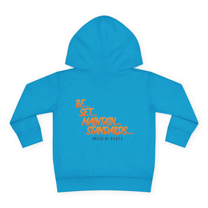 NYC United By Hoops Toddler Pullover Fleece Hoodie Printify