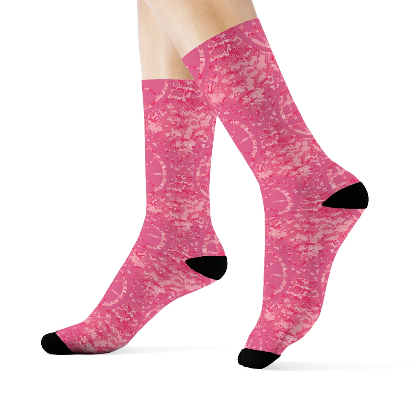 United By Hoops Camo Pink Unisex Socks