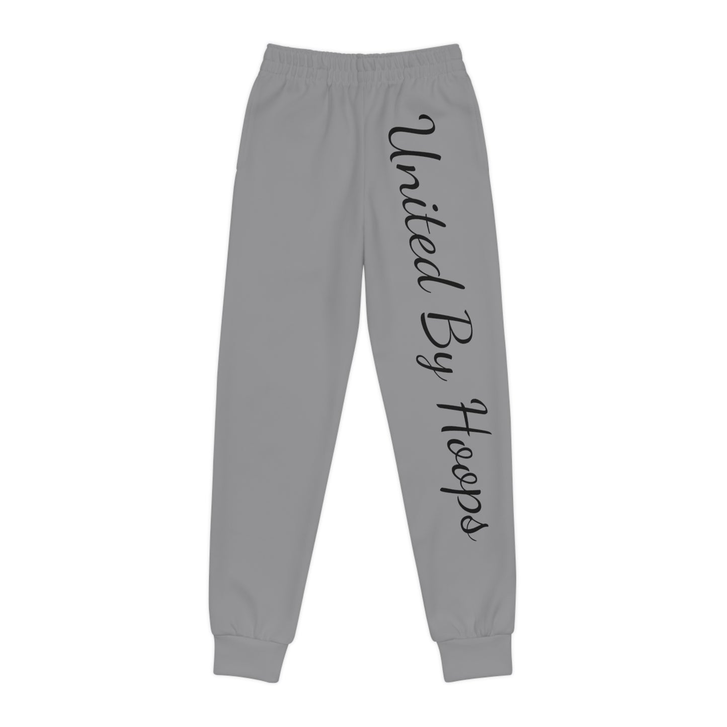 Scripted Grey 'n' Black Youth Joggers