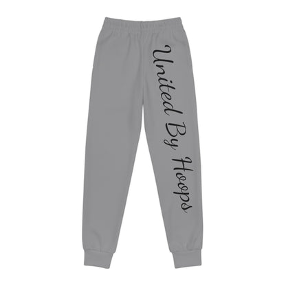 Scripted Grey 'n' Black Youth Joggers