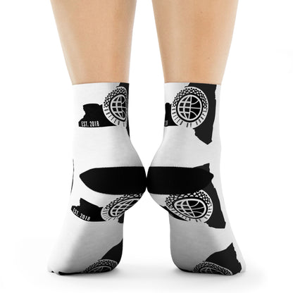 NYC BlackOut Unisex Crew Socks