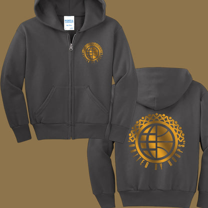 UBH Gold Zip Youth Hoodie