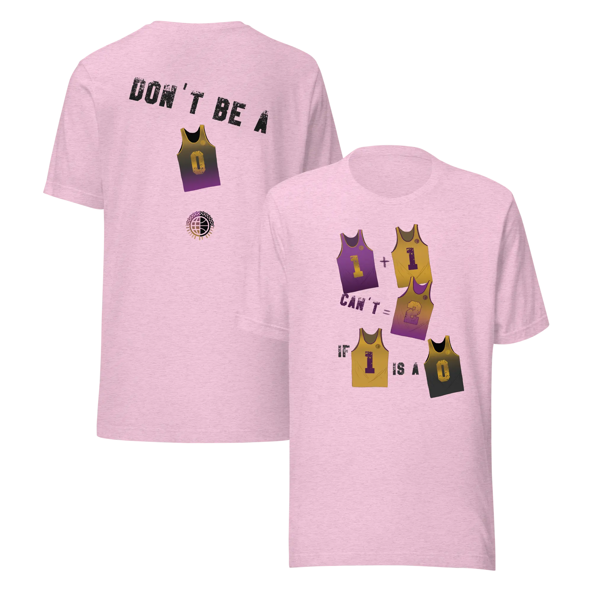 Don't Be- Purp'n'Gold Unisex Tee United By Hoops