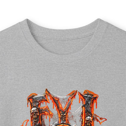 F.Y.I. I Ball Halloween Unisex Adult Cotton Long Sleeve Tee Printify