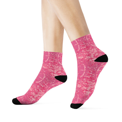 United By Hoops Camo Pink Unisex Socks