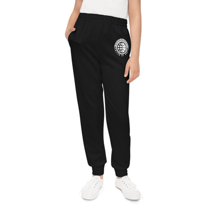 Black 'n' Grayish Youth Joggers