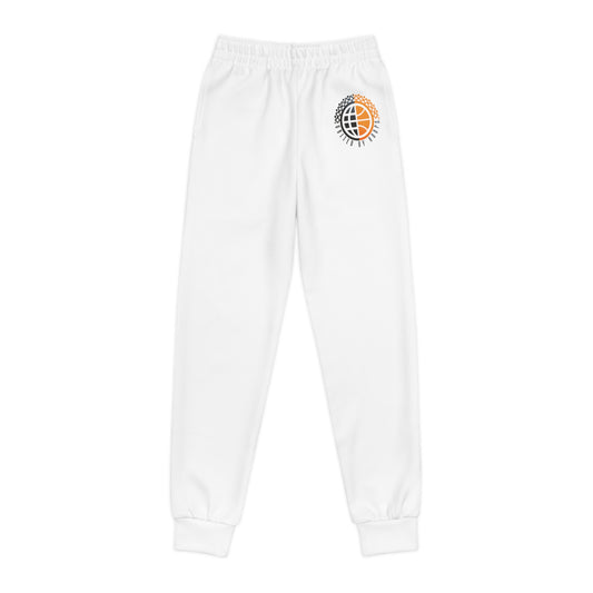 United By Hoops White Youth Joggers