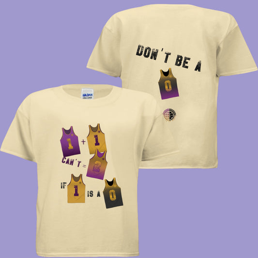 Don't Be- Purp'n'Gold Youth Tee