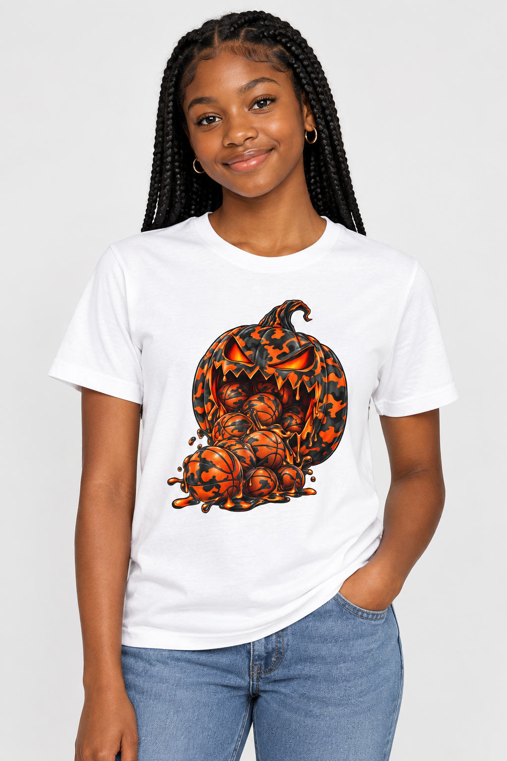 The Pumpkin Snatch Halloween Youth Limited Edition T-Shirt Printify
