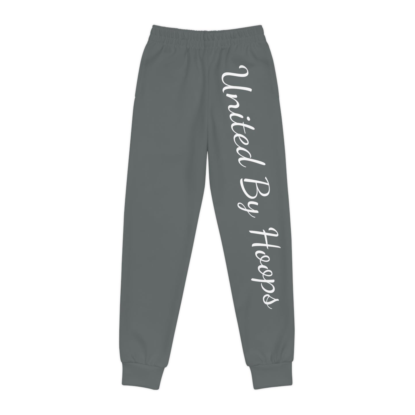 Scripted Grey 'n' White Youth Joggers