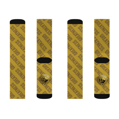 Greatness in Gold Unisex Socks