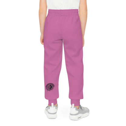 Scripted Pink 'n' Black Youth Joggers