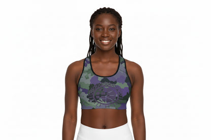 UBH Sports Bra Purp Camo
